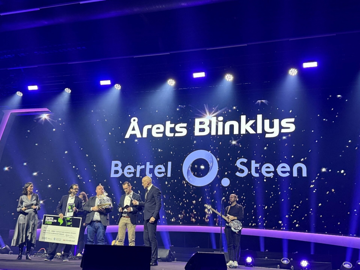 bilde fra prisutdelingen