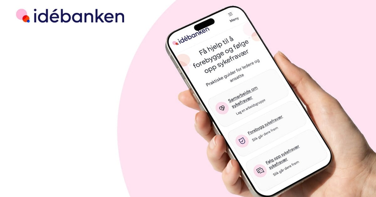 skjermdump ny nettside Idébanken