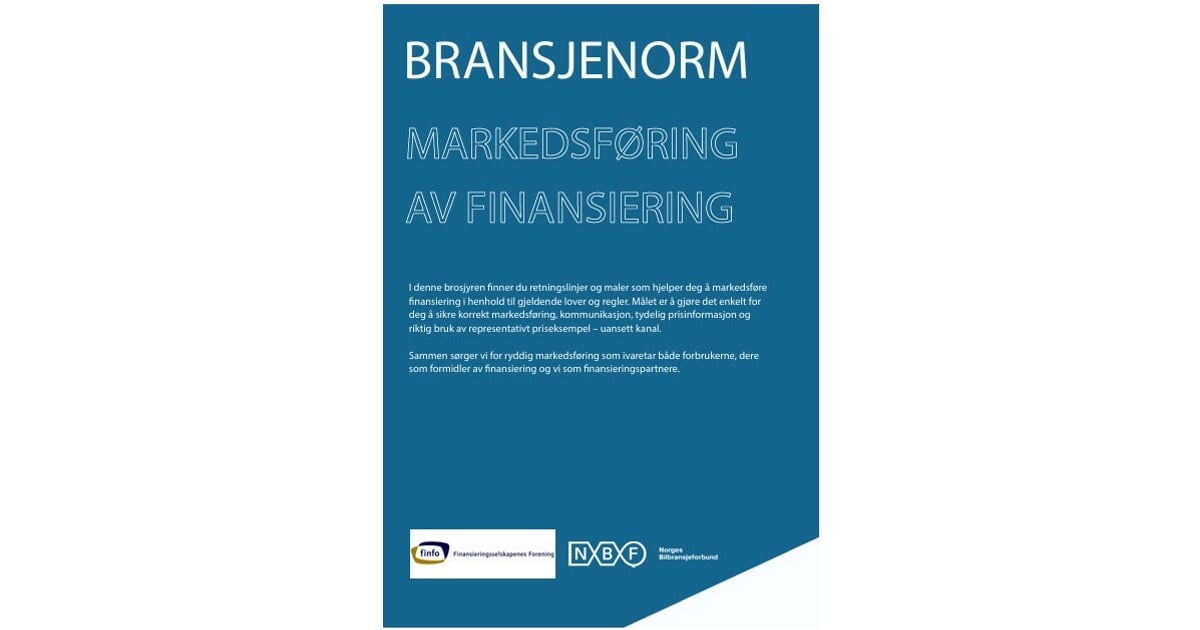 forside bransjenorm